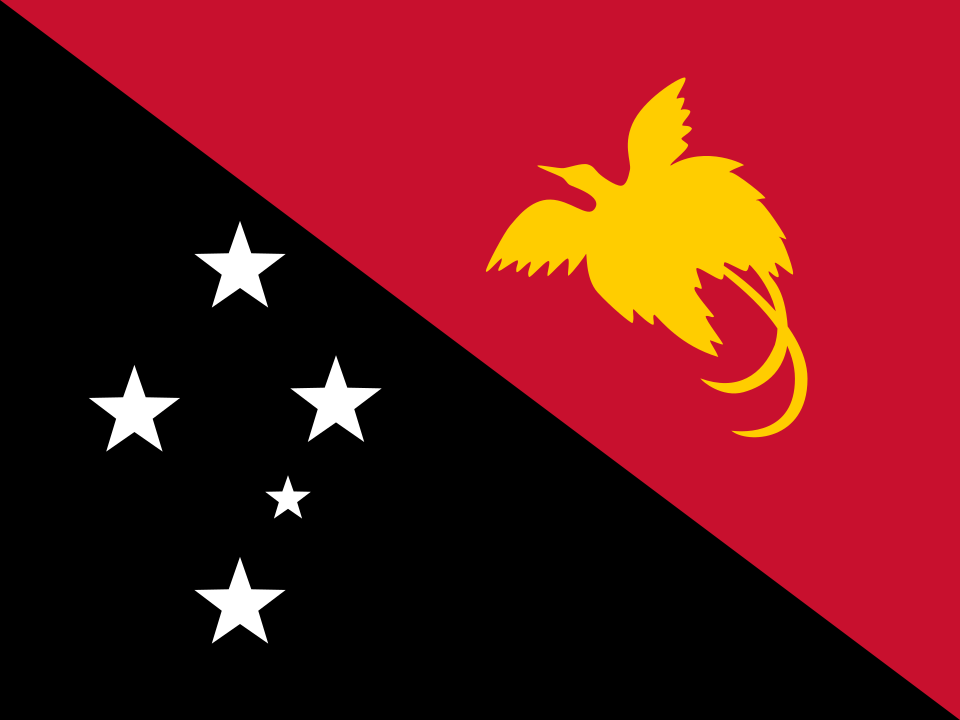 National flag of Papua New Guinea